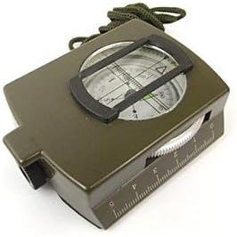 JJE S70 Military Lensatic Prismatic Compass - Army Green