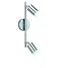 Trio-Leuchten 871710207 Energiespar-Balken inkl: 2xE14 9W 2U ESL L: 28cm H�he: 14cm Nickel mit GL: opal matt wei�