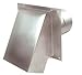 Z-Flex Z-Vent 4" Termination Hood with Damper Stainless Steel Venting (2SVSHTD04)