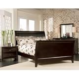 Phoenix California King Size Bedroom Furniture Set in Rich Deep Cappuccino  ....
