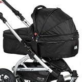TFK Twinner Twist Duo Babywanne Carbo, Schwarz inkl. Adapter, zwei Babywannen inkl. Adapter