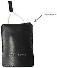 Waxhaws Key Case made w/ Full Grain Vegetable-Tanned Leather Matte Black
