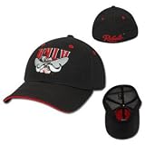 Nevada Las Vegas Runnin Rebels NCAA Dobby Flex Baseball Cap by All Star Apparel (Black)