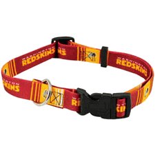 Washington Redskins Adjustable Pet Dog Collar (Small)