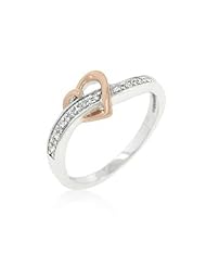 Rose Heart Band Ring