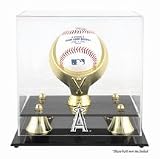 Golden Classic (BH-4 Gold Ring) Baseball Display Case with Los Angeles Angels of Anaheim Logo