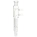 Chemglass CG-1213-14 Glass Style A Reflux Condenser, 100mm Jacket Length, 205mm Height, 14/20 Joint