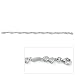 PalmBeach Jewelry Platinum over Sterling Silver Diamond Heart and Wings Ankle Bracelet