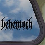 Behemoth Black Decal Truck Bumper Window Vinyl Sticker 