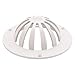OKSLO P1910-semi-dome plastic drain dome, 6 in. overall d