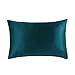 OOSILK 100% Mulberry Silk Pillowcase for Wrinkles Queen 20in x 30in, 1pc, Royal Blue,Gift Wrap