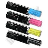 Epson Aculaser C1100n/cx11nf High Yield Compatible Toner Cartridge Set (Cyan, Magenta, Yellow, Black)