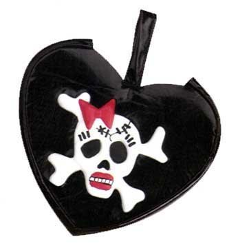 Skull Handbag Fun Gothic Costume - Scary Costume or Witch Accessory