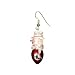 Miami Dolphins NFL Snowman Football Earrings (1.5)