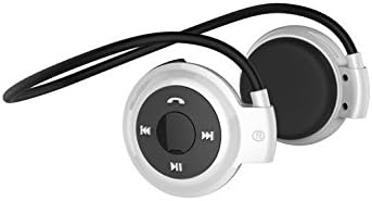 Blansdi Bluetooth Wireless Headset Sports Earphone Stereo Music For Mp3 iPhone LG Samsung Tablet White