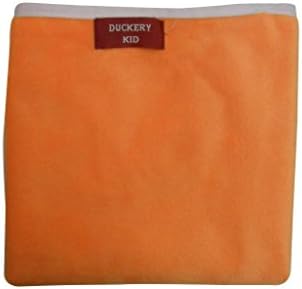 Duckery Kid PVC FREE Waterproof Baby Diaper Changing Pad in Vibrant Color for Home and Travel (orange)