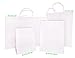 Duro 4# White Paper Lunch Bags 500 count, White Luminary Bags, Bulk Disposable SOS Paper Sacks for Snacks, Treats and Popcorn - 5.00 x3.12 x 9.75 Inches.