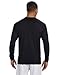 A4 Mens Cooling Performance Long Sleeve Crew, Medium, Black