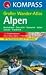  : Grosser Wander-Atlas Alpen /Mit CD: 170 Erlebnistouren. Reise-Atlas Alpen 1:750000. Mit Top-Routenkarten und 400 Farbfotos