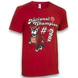 1983 North Carolina State Wolfpack NCAA Football National Champions S S T-Shirt at ChampionsAgain