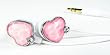 Atomic9 Crystal Earphones - Crystaline Hearts