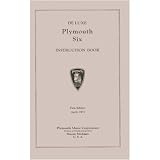 1933 PLYMOUTH DELUXE PD Owners Manual User Guide by Plymouth