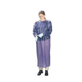 Vinyl Coat Apron; Thickness, 8-mil; Size, Large
