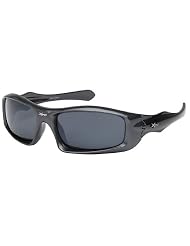 Mens Sports Sunglasses - Golf Baseball etc - Dark Silver 5411 by SharpShades