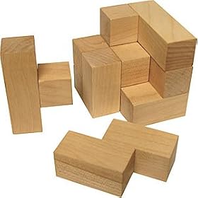 Natural Soma Cube - Crafted in the USA by Games