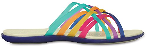 Crocs Huarache Flip-Flop Women - Multi/Cerulean Blue