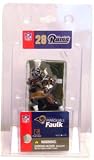 McFarlane NFL 3 Inch Figure with Marshall Faulk in Saint Louis Rams Blue Jersey 2006