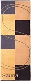 Saunatuch SINA Egeria 75x200 cm, Farbe: grau - beige, Material: 550g/m², 100 % ägäische Baumwolle