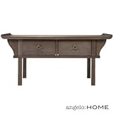 angelo:HOME Kara Cocktail Table Oak Finish