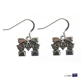 Mississippi State Bulldogs Plain Dangle Earrings