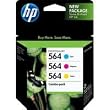 HP 564 Ink Cartridge in Retail Packagings, Combo Pack