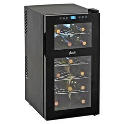 Avanti 18-Bottle Dual Zone Wine Cooler – Black