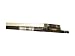 Vio Music Braided Carbon Fiber Viola Bow, Ebony Frog with Fluer-de-lys Inlay and Pearl Dot Screw