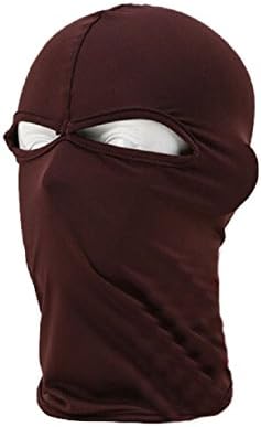 Koveinc UV Protective Mask Full Face Motorcycle Balaclava Brown