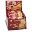 Late July Snacks Organic Cheddar Cheese Cracker Display Tray 1.3 oz. 12-Count (Pack of 4)