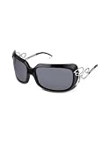 Roberto Cavalli - Roberto Cavalli Adrasto - RC Logo Temple Beveled Plastic Sunglasses black/smoke