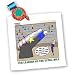 Rich Diesslins Funny KNOTS Scouting Cartoons - Cub Leaders Go the Extra Mile - Quilt Squares