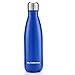 My Collection 17 oz Cola Shaped Insulated Double Wall BPA Free Vacuum Stainless Steel Water Bottle for Sports Traveling Hiking Camping Cyling Hydro Thermos Keep Water Cold or Hot for 12-24 Hours