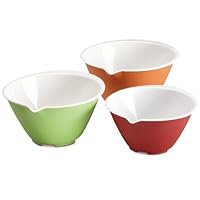 Chef'n Nesting Bowls 3-Piece Mixing Bowl Set, Assorted Colors