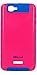 BLU CandyShield PC+TPU case for Studio 5.0C HD - Carrying Case - Retail Packaging - Neon Pink+Blue