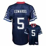 Trent Edwards Buffalo Bills #5 Replica Reebok NFL Football Jersey (Navy)
