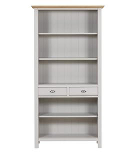 Padstow Bookcase with a Putty Finish