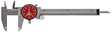 Starrett R120A-6 W/SLC Dial Caliper, American Made, Red Face, 0-6
