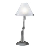 Elfin Satin Steel Table Lamp