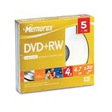 Cheap Memorex DVD+R/W Slim 5 Pack