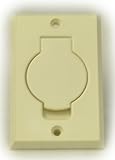 Generic Central Vac Almond Auto Inlet Door